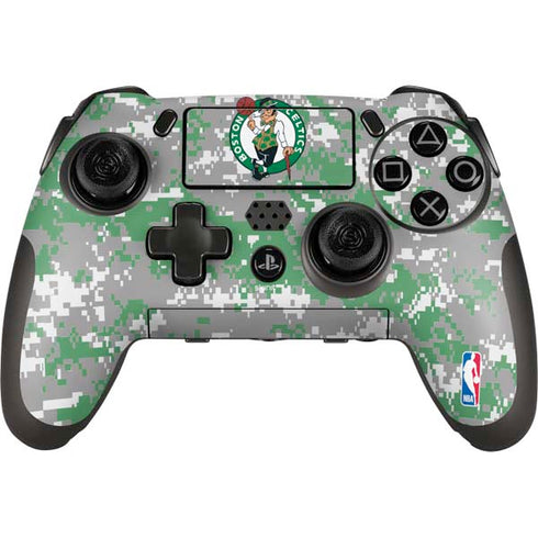 NBA Boston Celtics Digi Camo PlayStation Scuf Vantage 2 Controller Skin